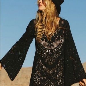 Spell Black Long Sleeve Dress